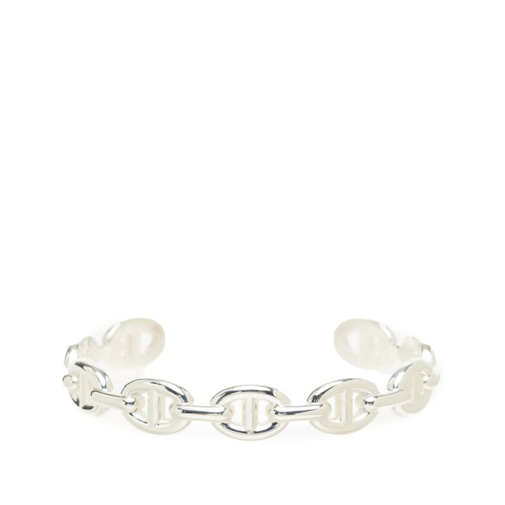 Hermes Chaine d'Ancre Enchainée ST Bangle SV925 Silver Women's HERMES